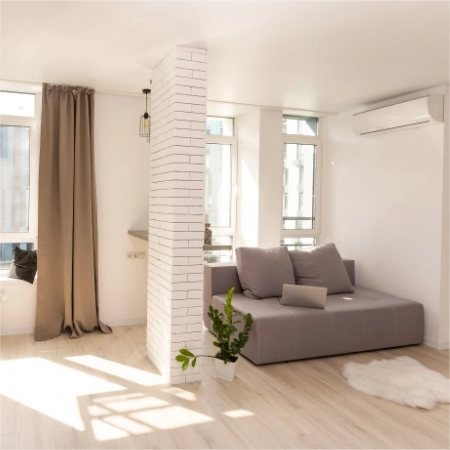 intérieur rénové